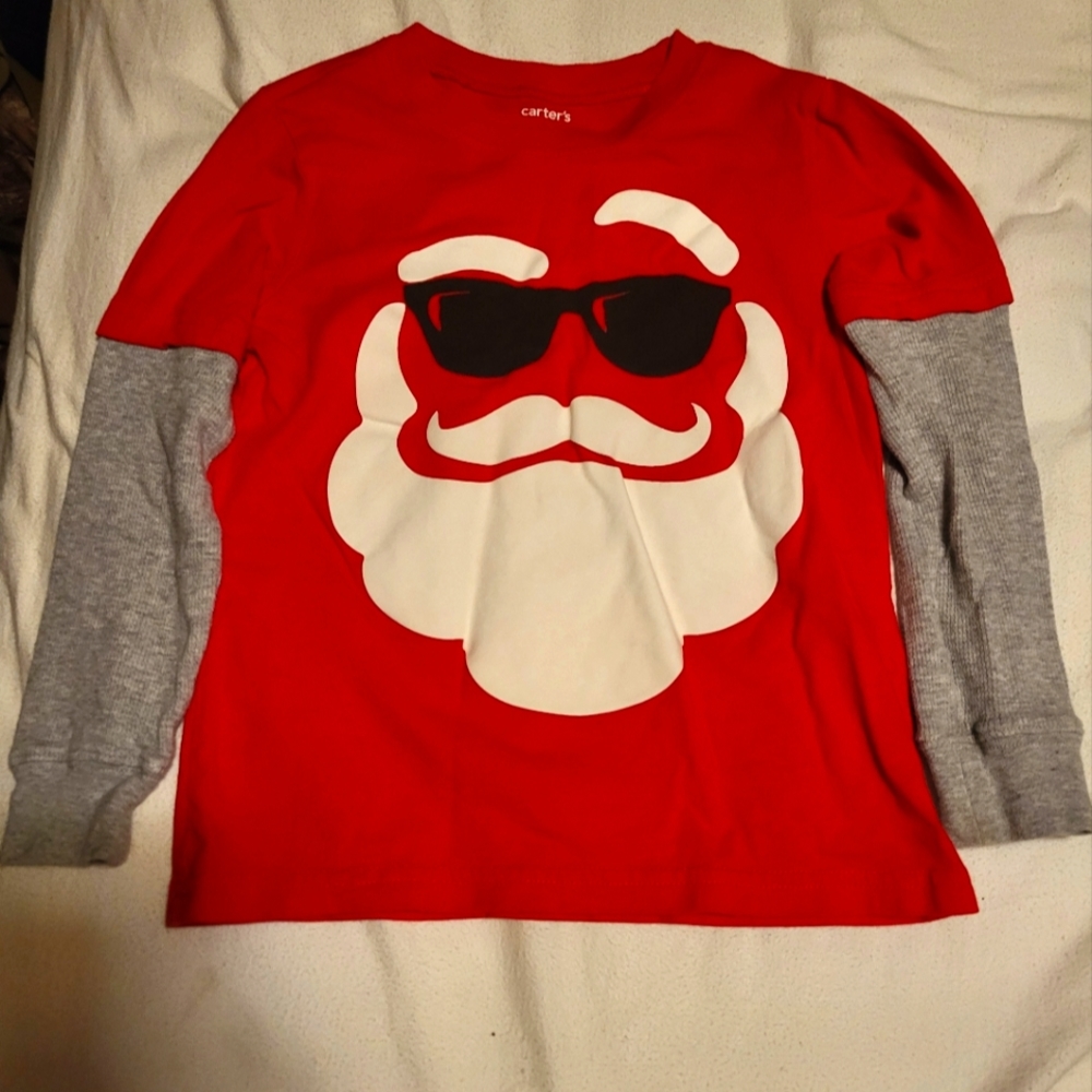 Carter's - Cool Santa Longsleeve Tee - Children's Size 4/5